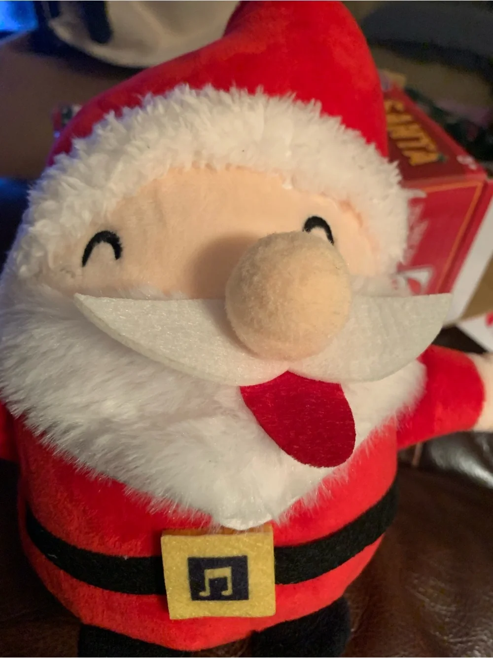 Santa Doll Plush Toy - Red White Black